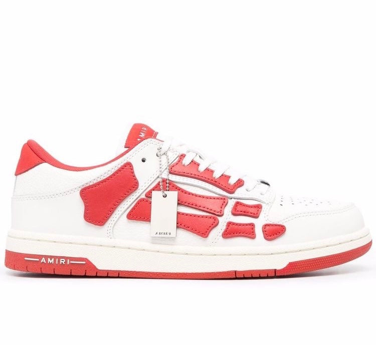 AMIRI Skel Top Low “Red White” – Kickheatstore display picture 1