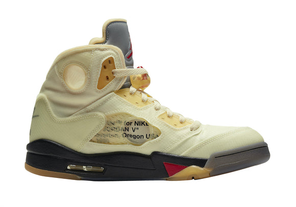 Off-White X Air Jordan 5 Sail