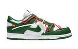 Off-White X Nike Dunk Low Pine Green