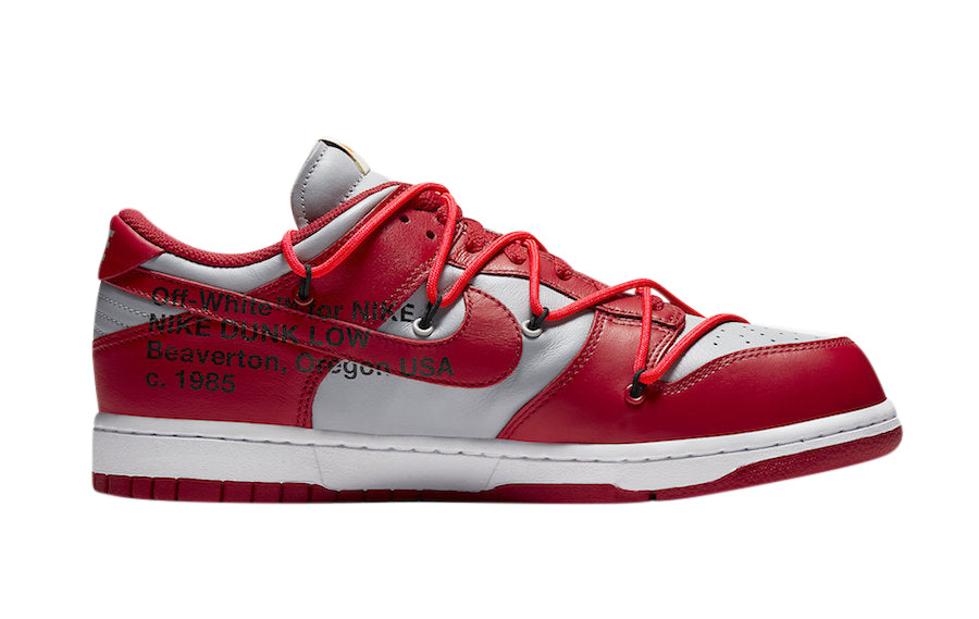 Off-White X Nike Dunk Low University Red – Kickheatstore